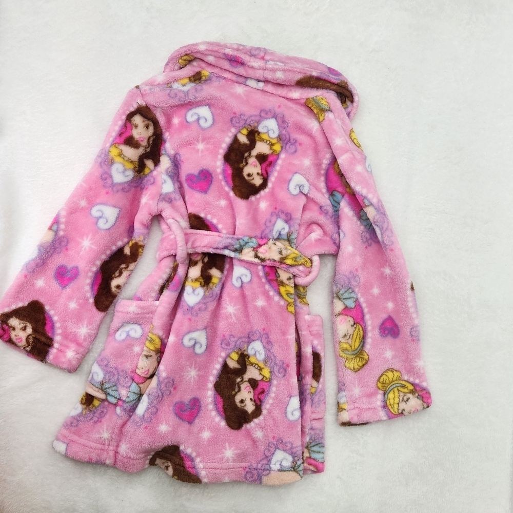 Disney Pink Princess Robe with Unicorn Blanket Set - Picture 2 of 9